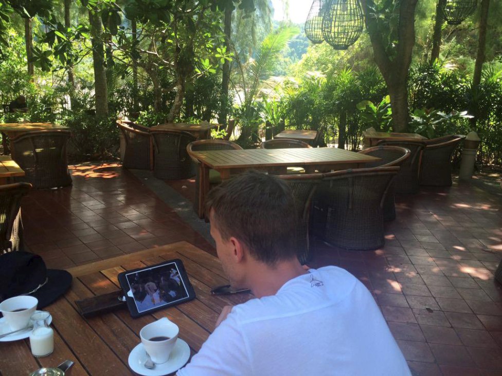 Las vacaciones de los futbolistas