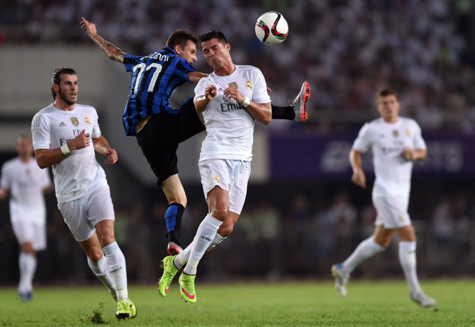 Las imágenes del Real Madrid-Inter de Milán