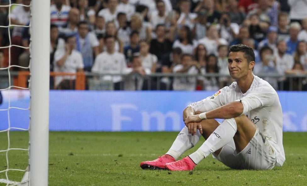 La desesperación de Cristiano Ronaldo con el gol