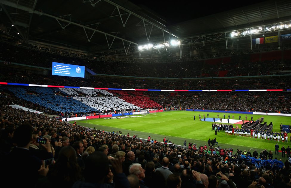 El emotivo Inglaterra-Francia en imágenes