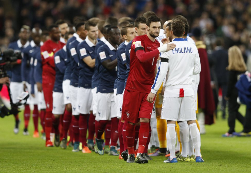 El emotivo Inglaterra-Francia en imágenes