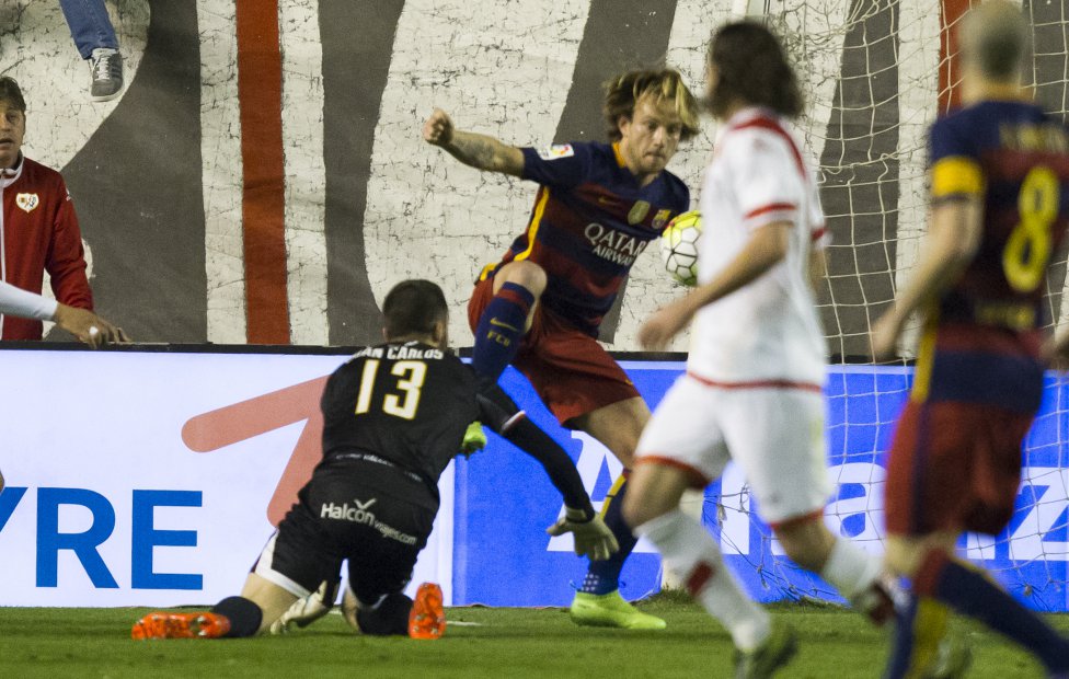 Rayo Vallecano-Barcelona en im&aacute;genes