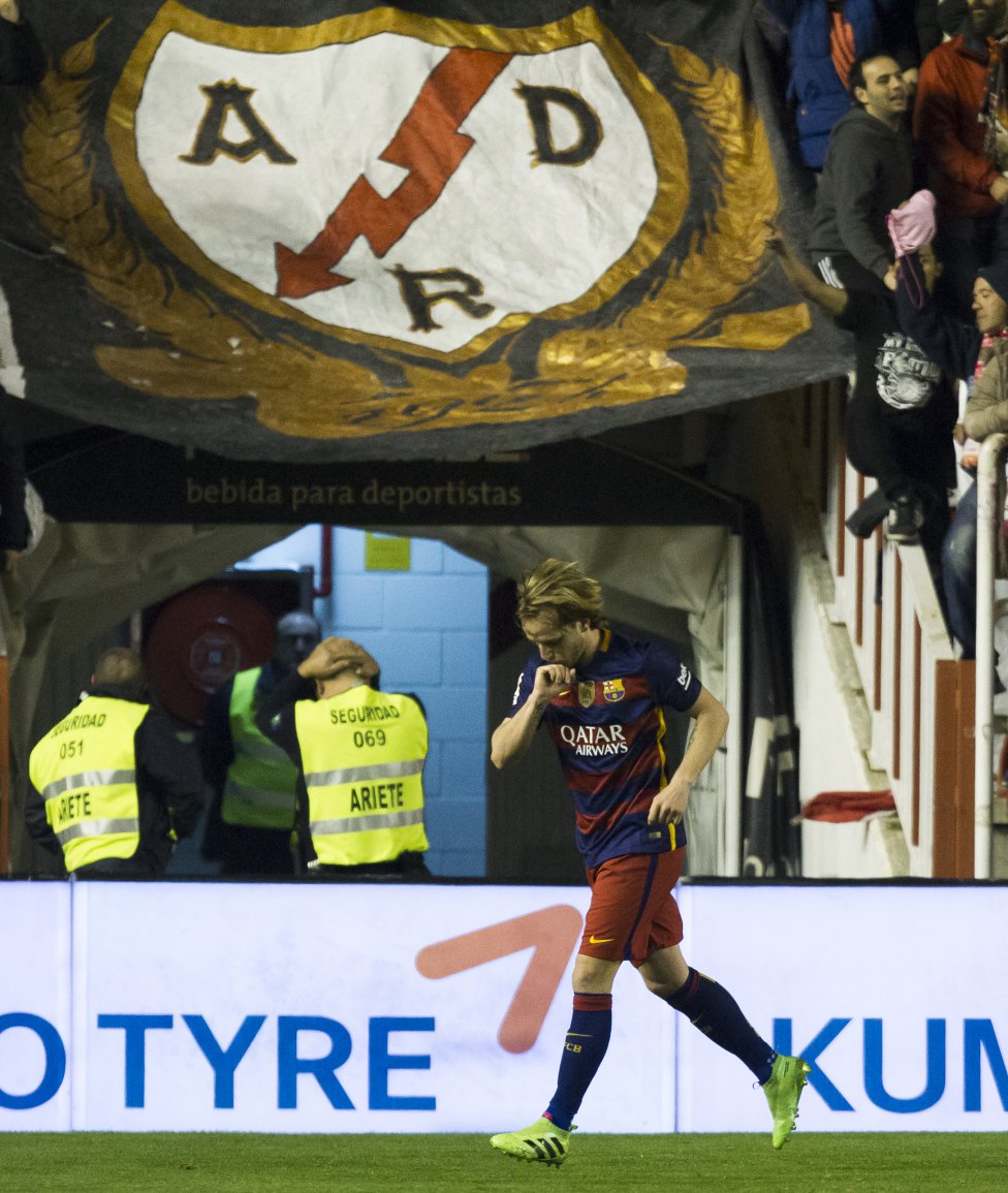 Rayo Vallecano-Barcelona en im&aacute;genes
