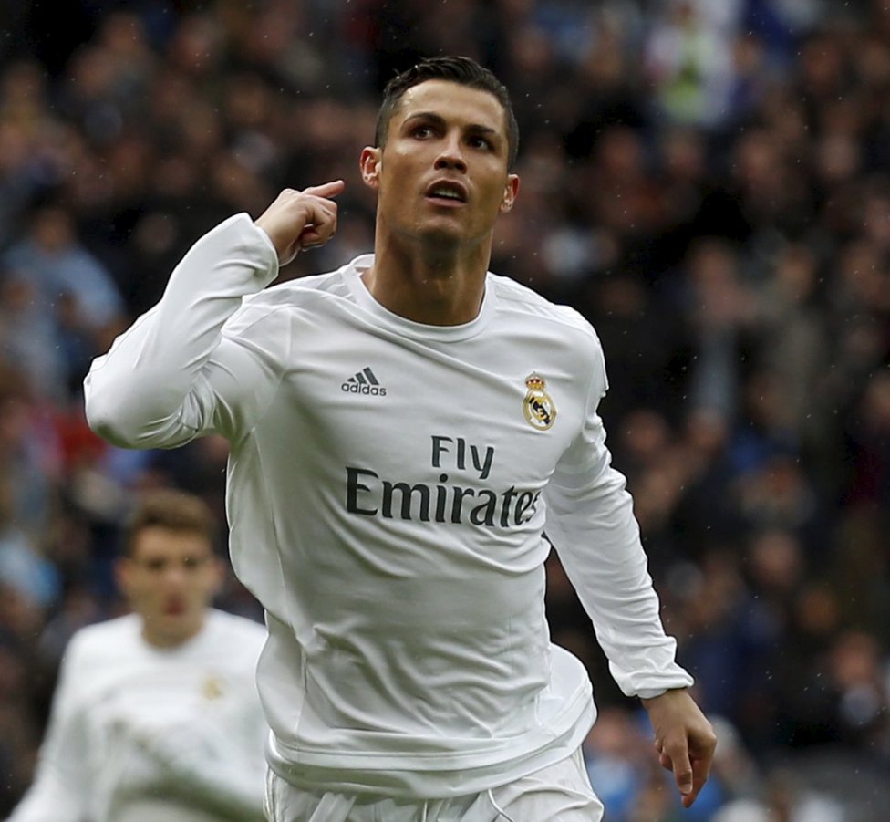 Las 12 caras de Cristiano Ronaldo tras los goles al Celta