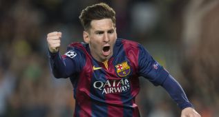 Lionel Messi, autor de dos goles.