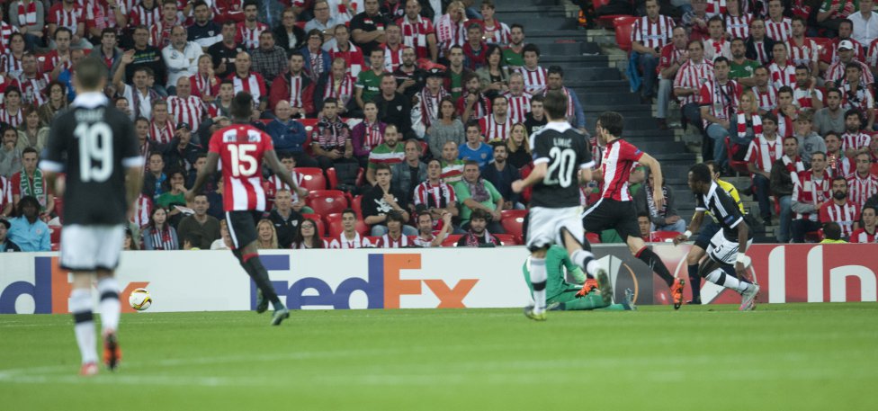 Las imágenes del Athletic-Partizán