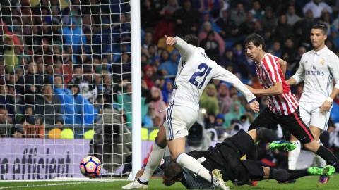 Así marcó Morata el gol que decidió el partido.